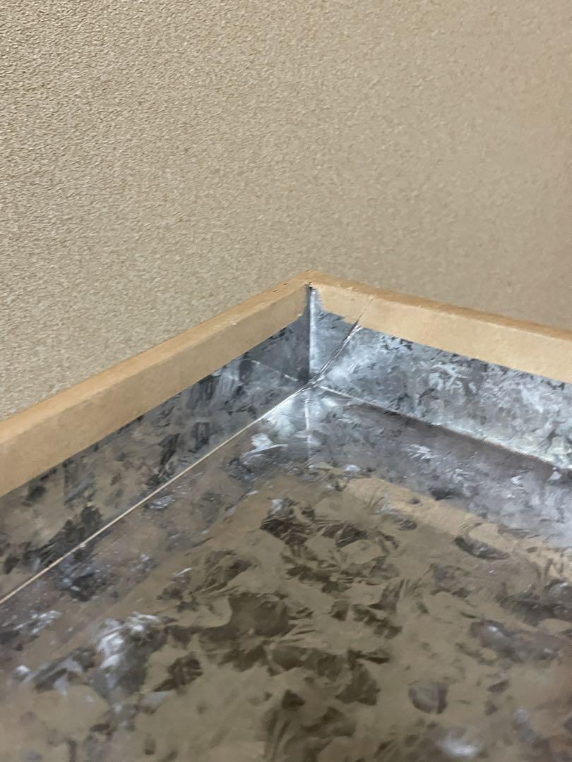 茶箱　昭和レトロ　(道具箱,収納箱)