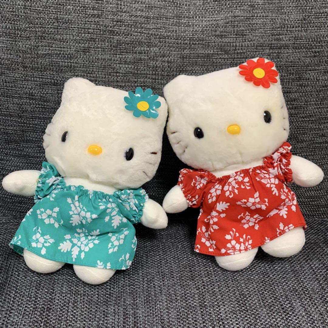 キティ　フラガール　ハワイアン　海外　ぬいぐるみ　BIG　2001年　レトロ キティ ぬいぐるみ ハワイアン｜Yahoo!フリマ（旧PayPayフリマ）