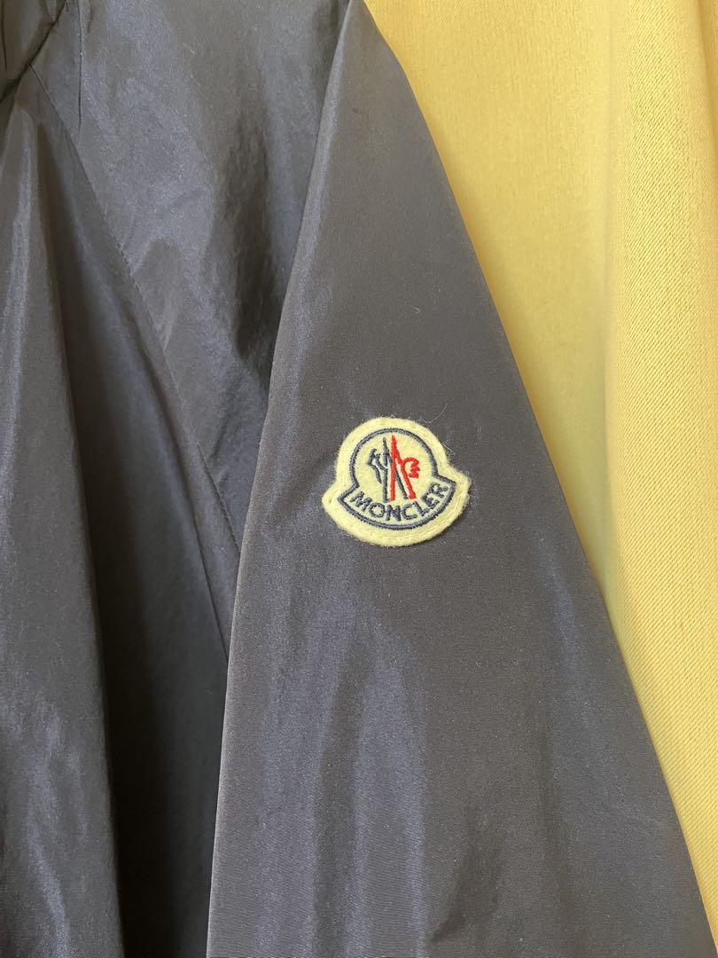 美品 MONCLER LACOUR ネイビー ナイロン バルーン ブルゾン