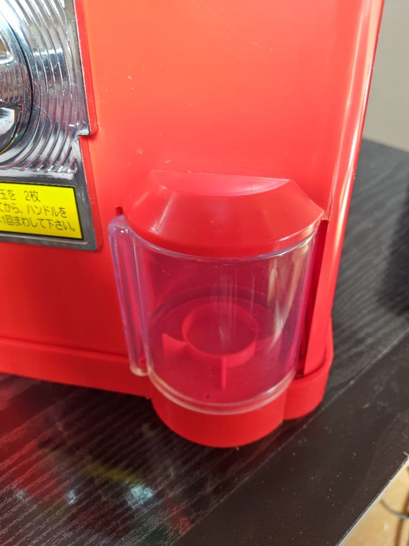 赤い ガチャガチャ本体 2台セット 赤い ガチャガチャ本体 2台セット