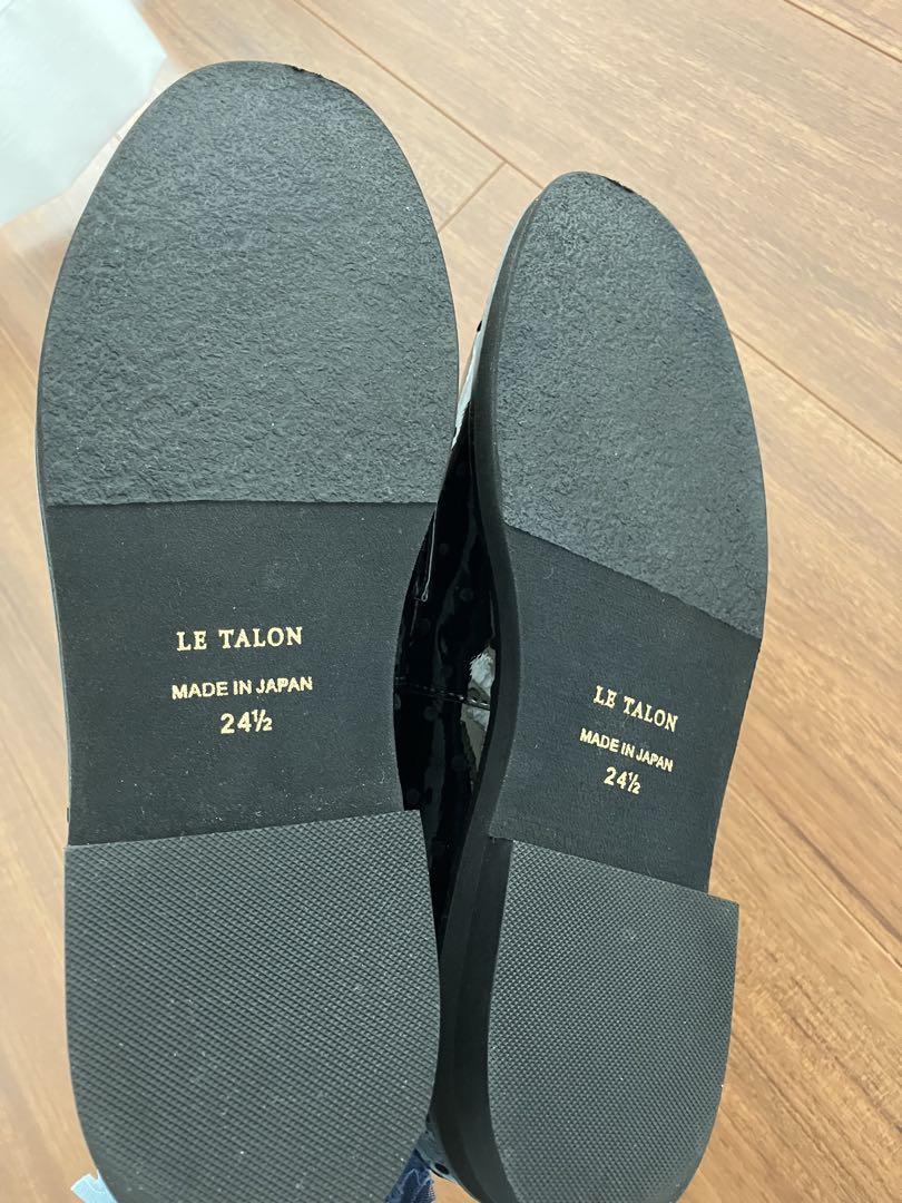 LE TALON エナメルドットコインローファー