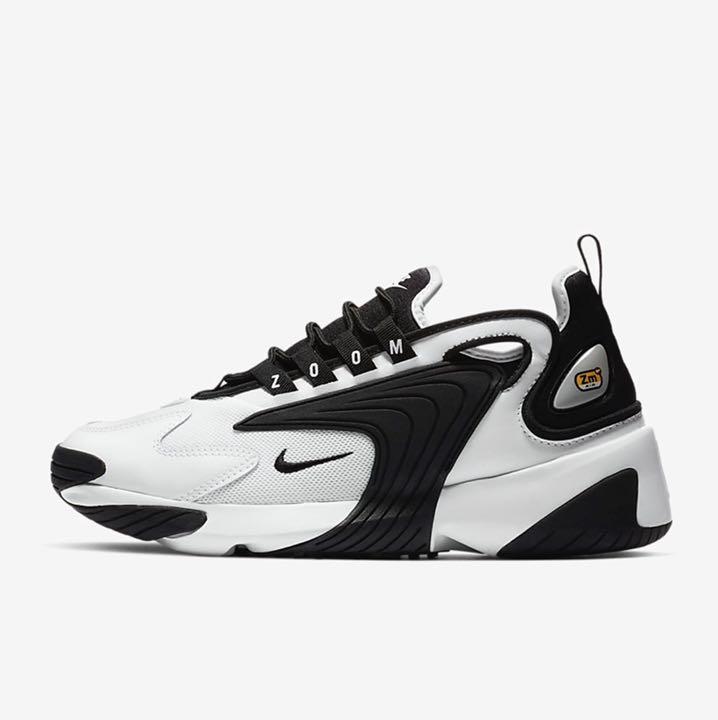 nike zoom 2k white black