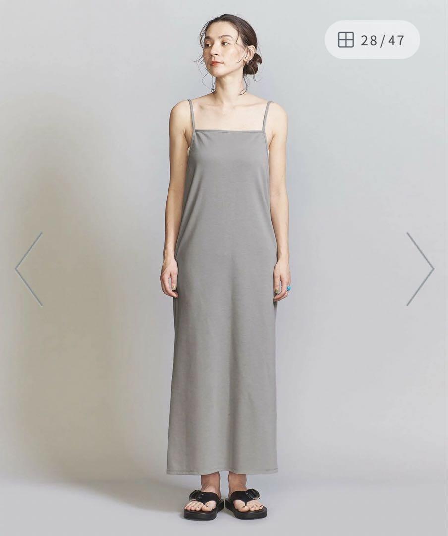 【美品】b&y ポンチ レイヤードワンピース -3WAY/ウォッシャブル-