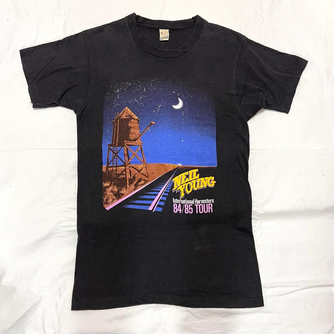 ニールヤング ツアーTシャツ 84/85 ヴィンテージ レア