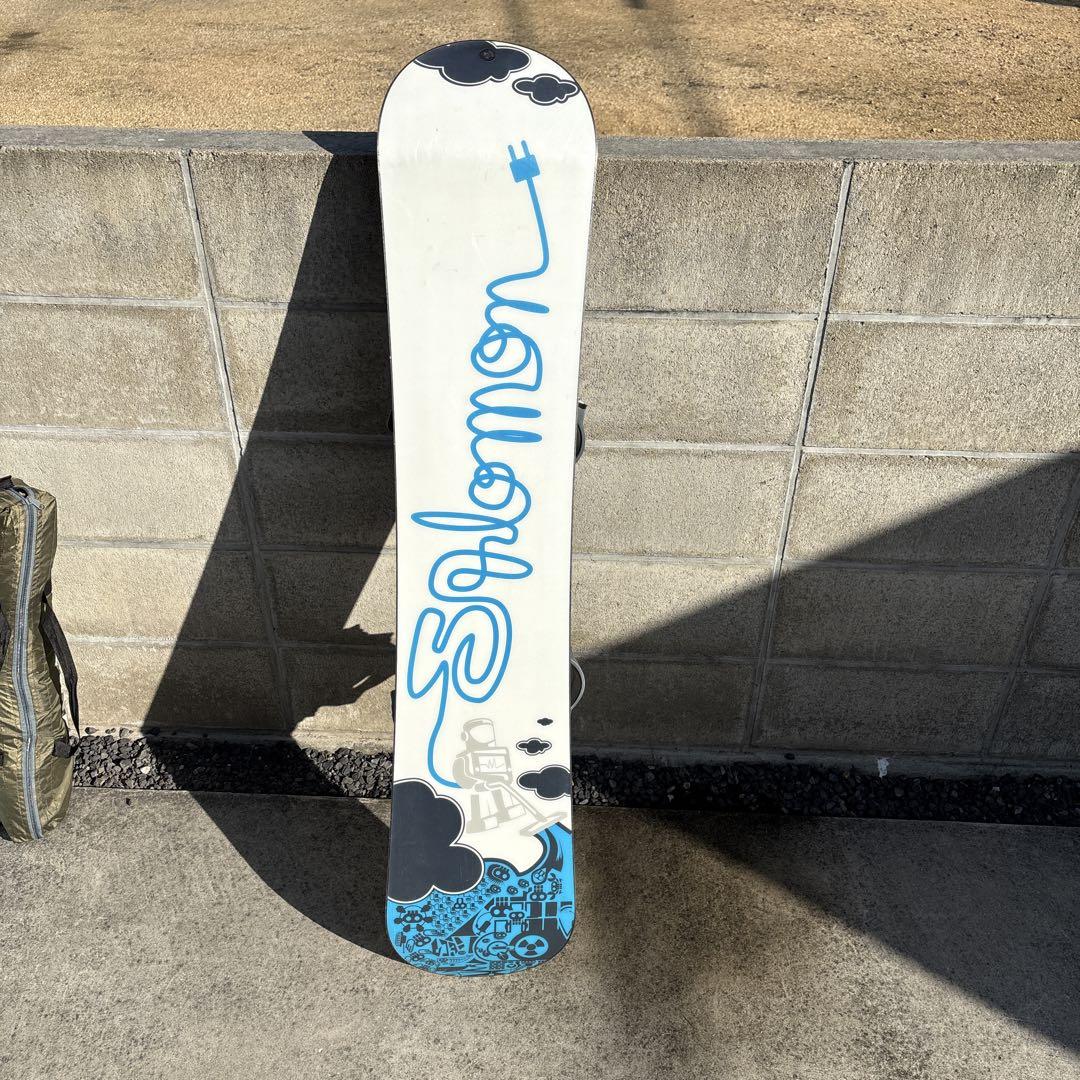 SALOMON サロモン スノーボード ビンディング、リーシュコード付き　キッズ