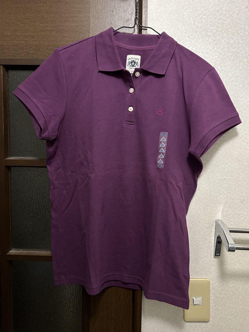 【新品】OLD NAVY パープル ポロシャツ Lサイズ 5,579円