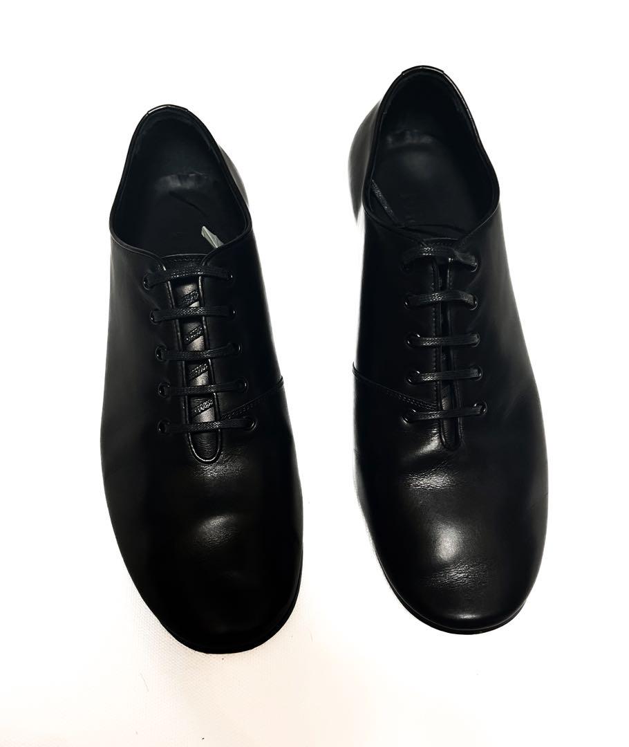 美品07ss DIORHOMME オールレザー　タンゴシューズ ブラック 黒41