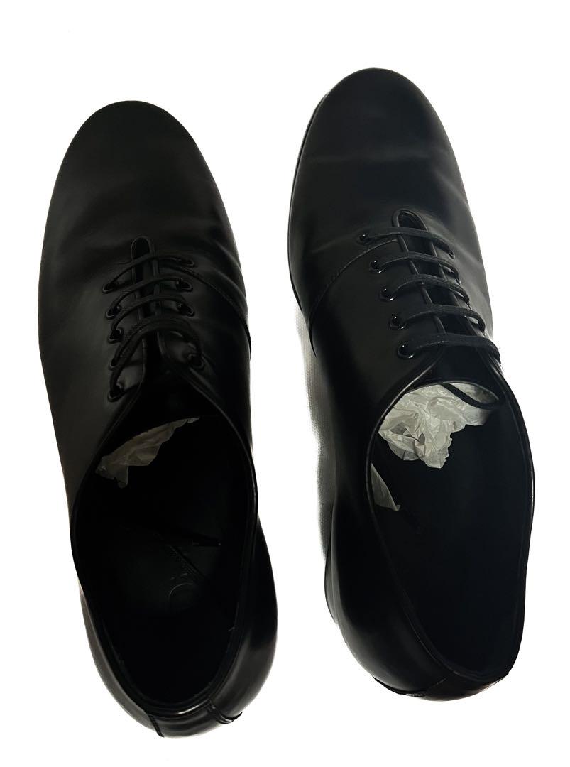 美品07ss DIORHOMME オールレザー　タンゴシューズ ブラック 黒41