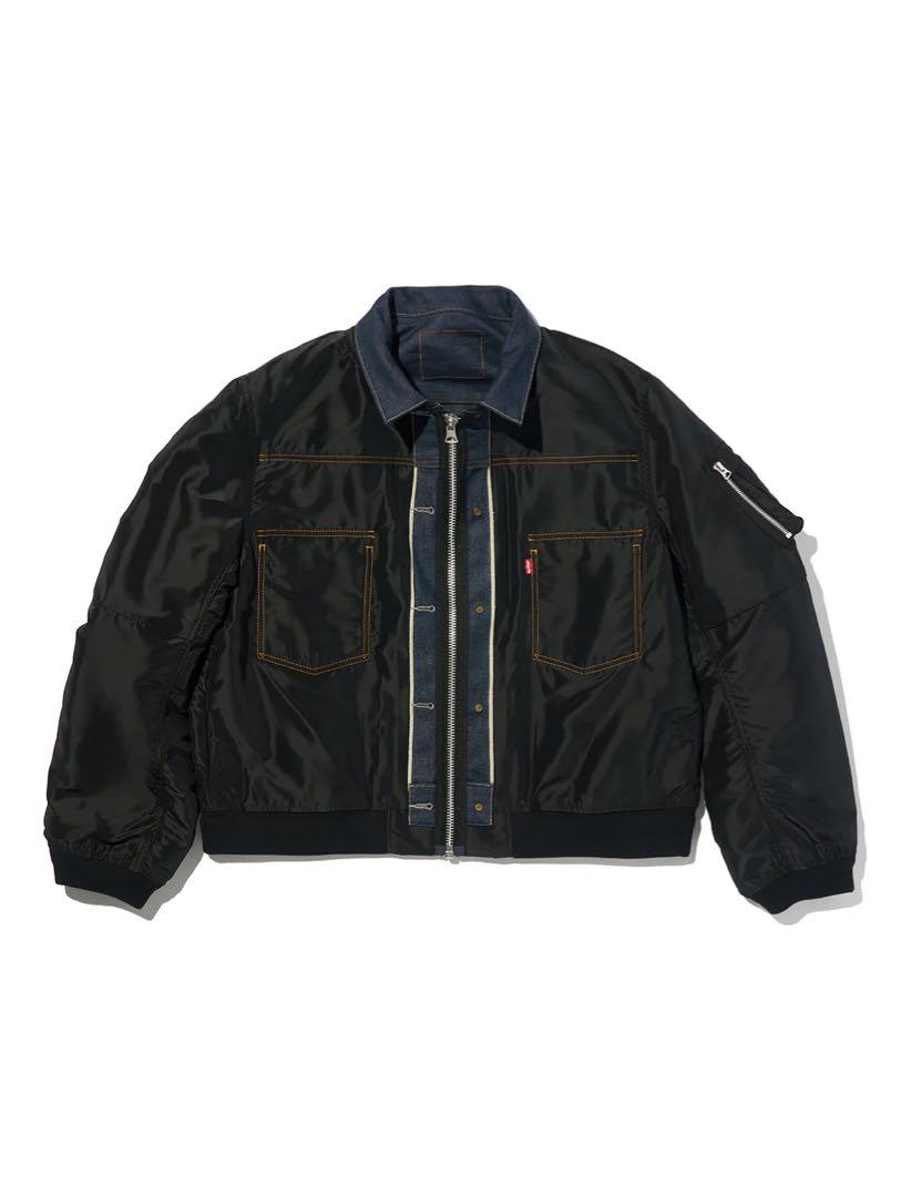 ジャケット・アウター Levi's sacai Men's Denim Nylon Blouson 2