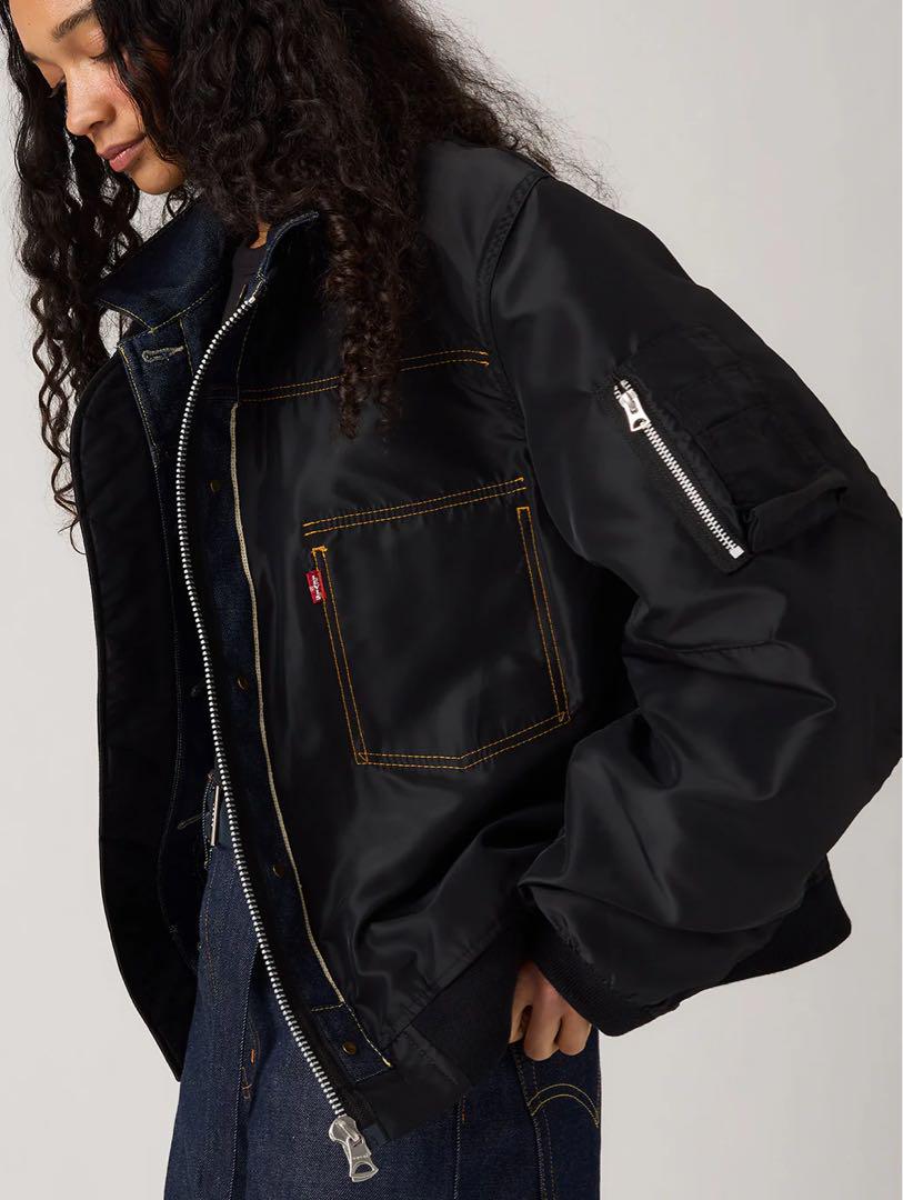 ジャケット・アウター Levi's sacai Men's Denim Nylon Blouson 2
