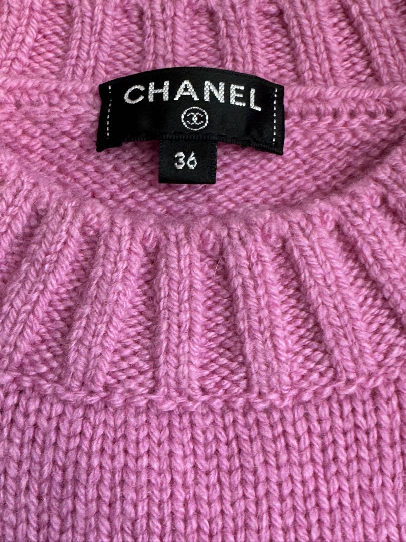 公式の店舗 CHANEL！20厚手カシミヤプルオーバー36 トップス