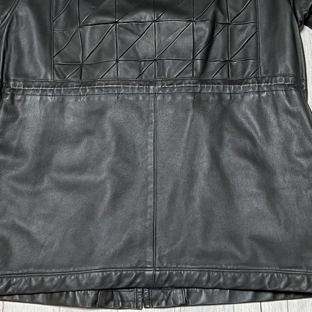 PIERRE BALMAIN レザージャケット　レザーコート　ラムレザー　羊革