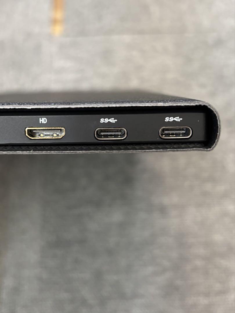 セール❗️モバイルモニター ブラック 15.6インチポータブルカバー付き