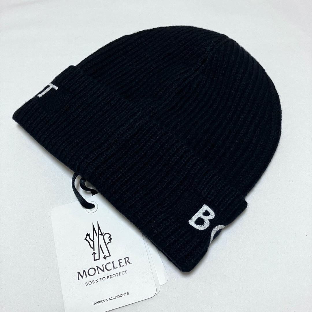 新品 MONCLER 22ss ニットキャップ 黒 6367