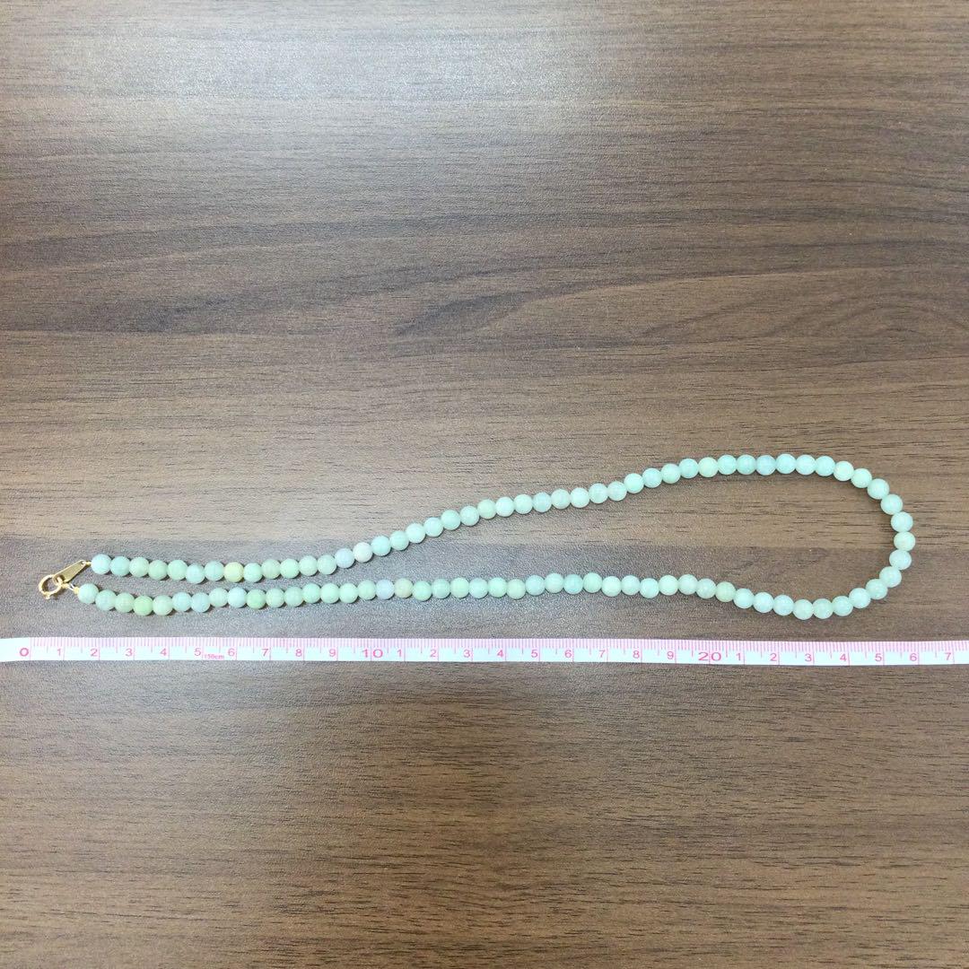 遺品整理 生前整理 翡翠ネックレスK18 - メルカリ