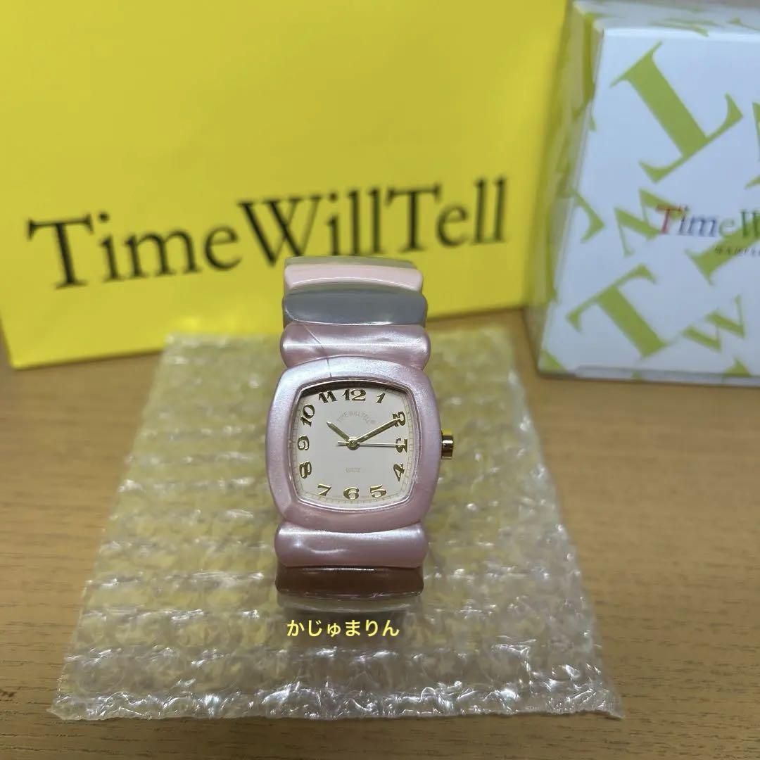 ☆未使用/美品☆TimeWillTell タイムウィルテル 腕時計 マルチピンク