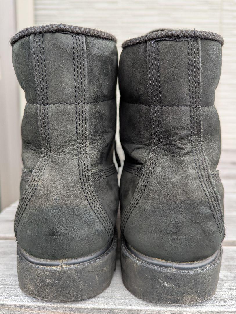 Timberland　シンプルなブラックブーツ