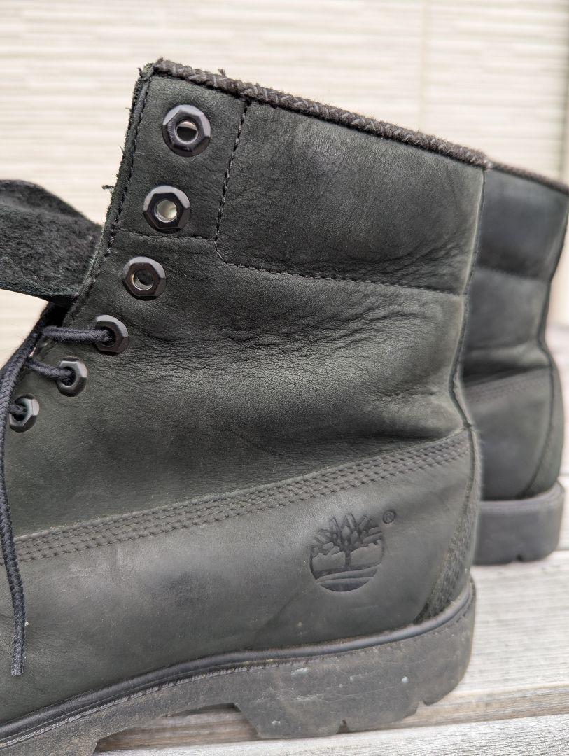 Timberland　シンプルなブラックブーツ