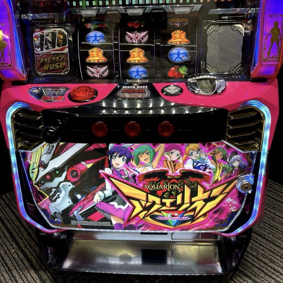 パチスロ実機　 アクエリオン ALL STARS    コイン不要機付　送料無料