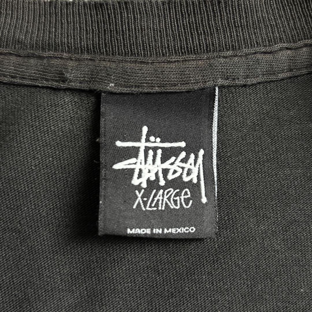 syta様］00s~ STUSSY ギターマン プリント フェード Tシャツ