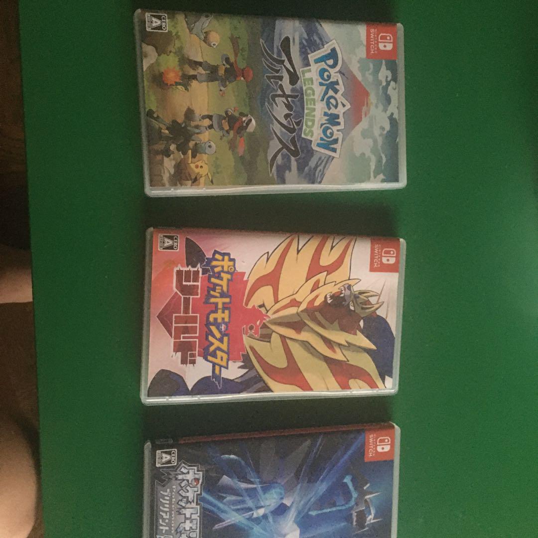 ポケットモンスターカセット3セットSwitchソフト switch ポケモンソフト】ポケットモンスター ゲームソフト 3本セット