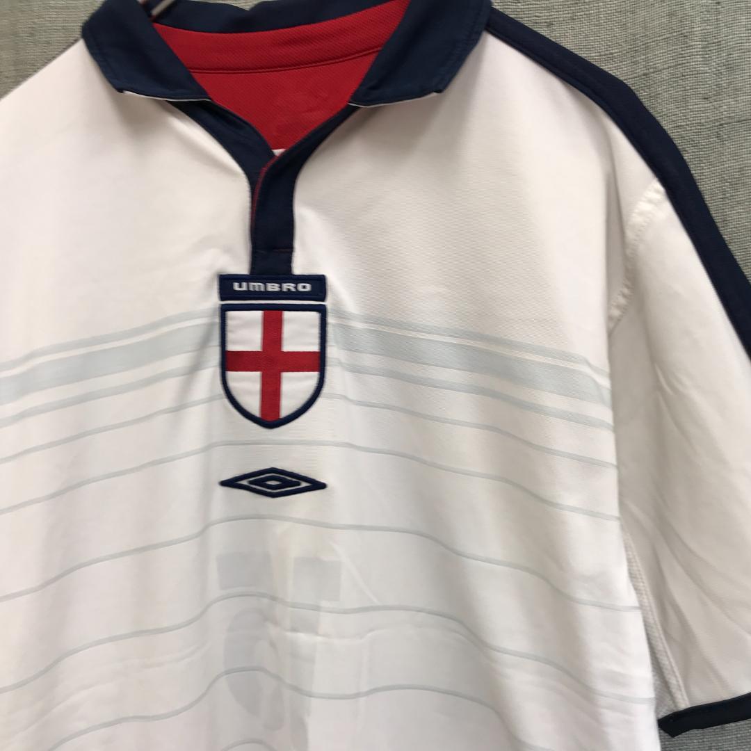 old 04年 UMBRO イングランド代表 ゲームシャツ ユニフォーム 公式