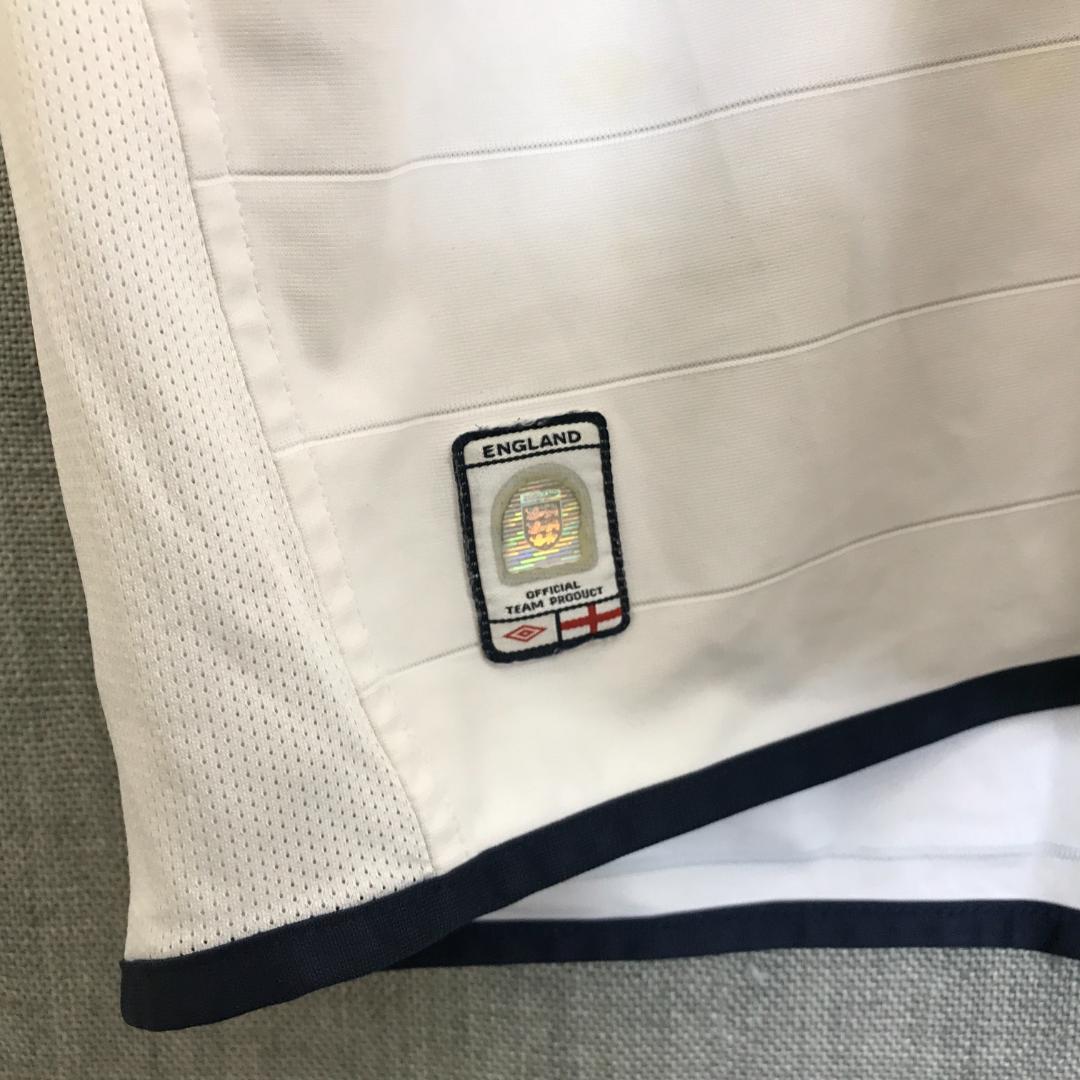 old 04年 UMBRO イングランド代表 ゲームシャツ ユニフォーム 公式