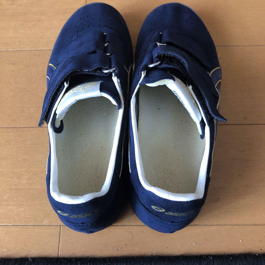 asics ネイビー バレーボールシューズ　審判用