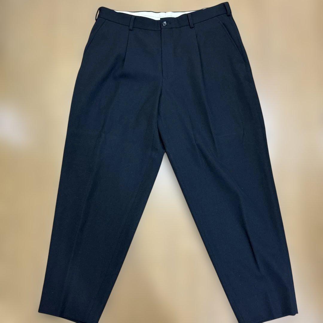 COMME des GARCONS HOMME ウール1タックスラックス 美品