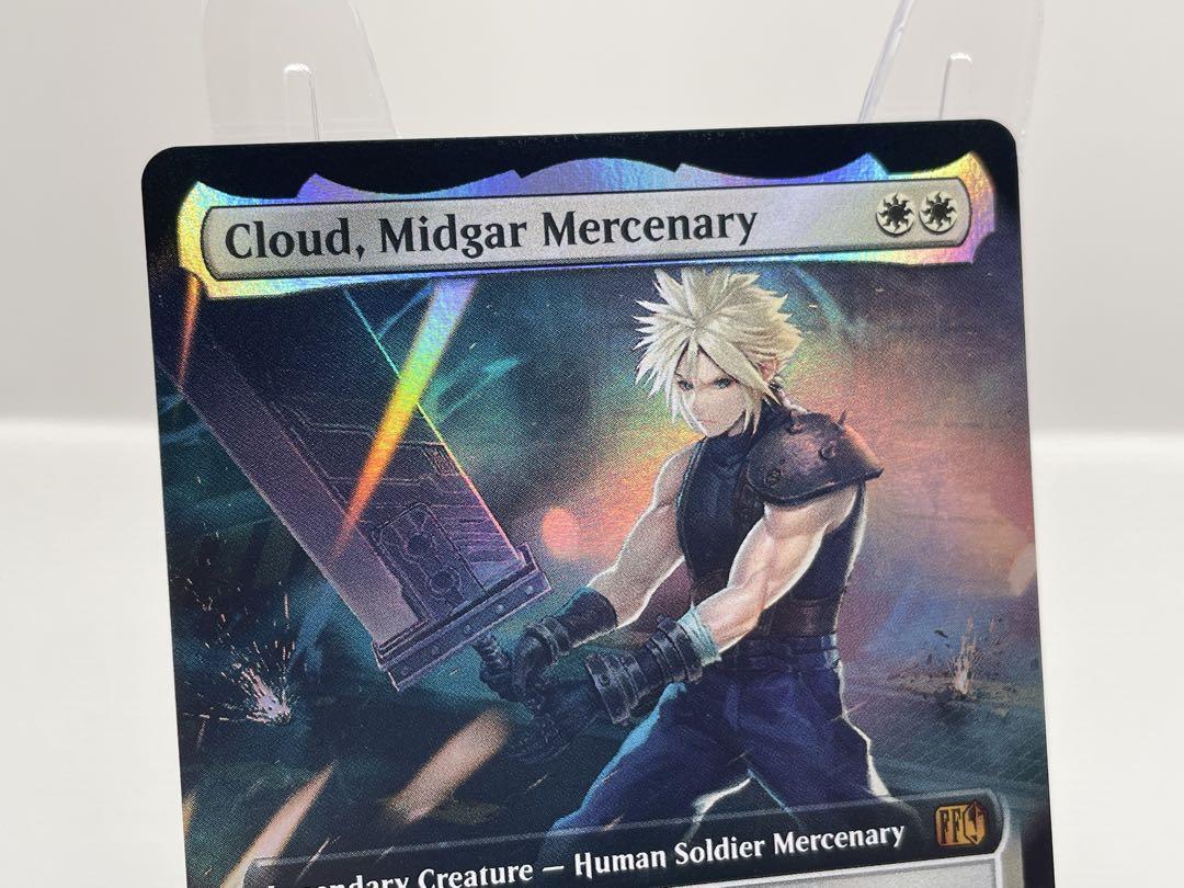 希少 mtg ミッドガルの傭兵、クラウド 英語 拡張FOIL FF 希少 mtg ミッドガルの傭兵、クラウド 英語 拡張FOIL FF - メルカリ