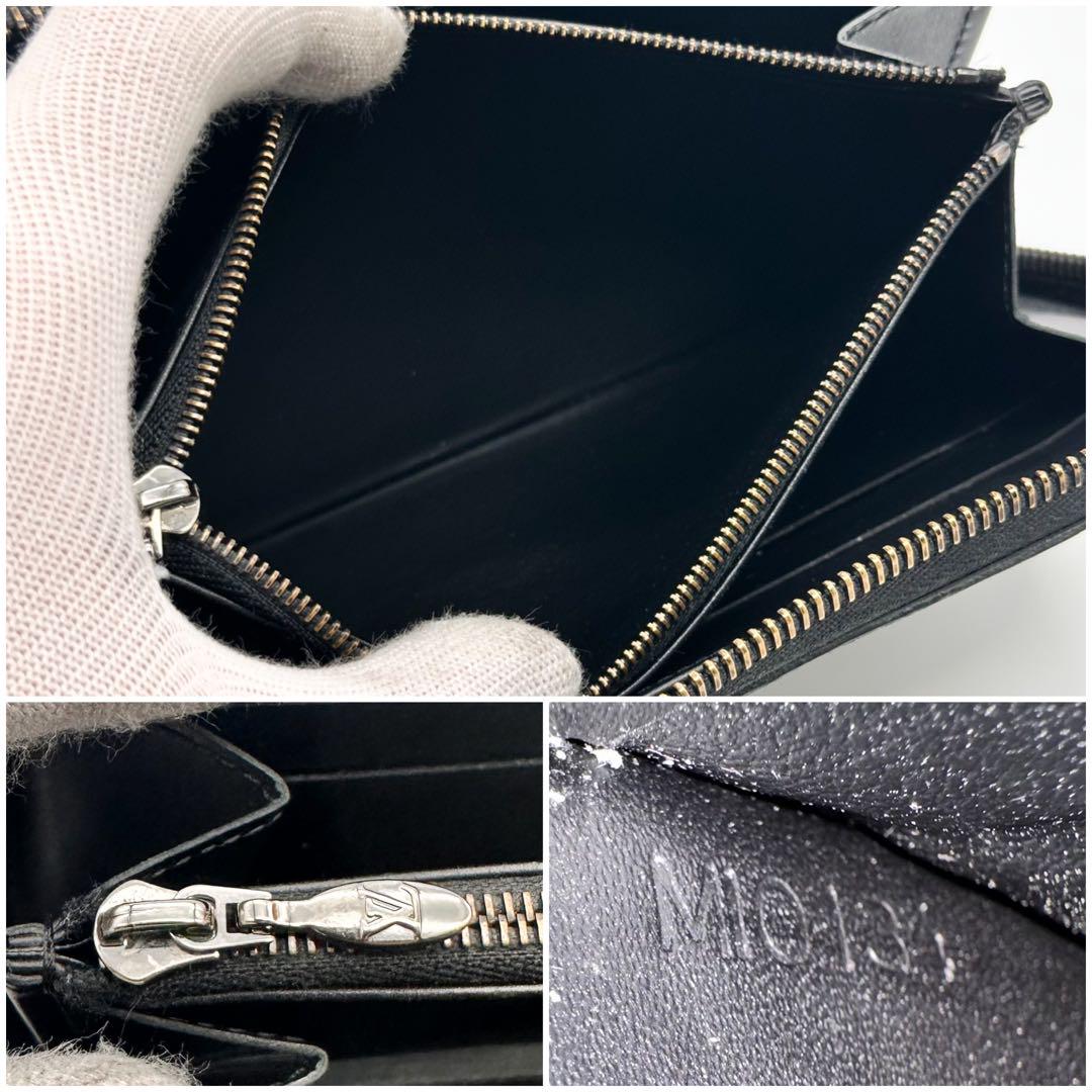 極美品 ルイヴィトン ヴェルニ ジッピーラウンドファスナー長財布ブラック 美品］LOUIS VITTON ルイ・ヴィトン ヴェルニ ジッピー