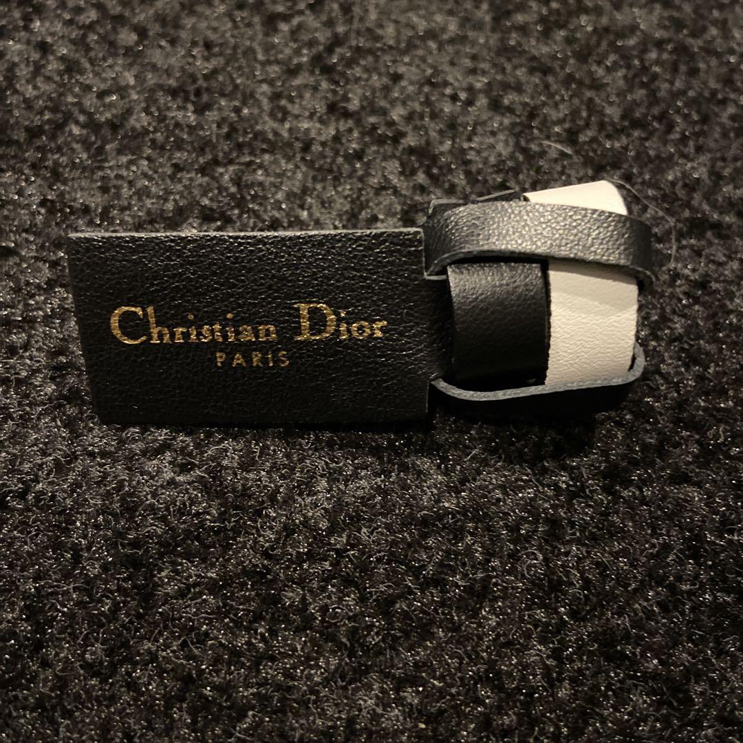 Dior 黒白リバーシブルレザーベルト ゴールドCDロゴ