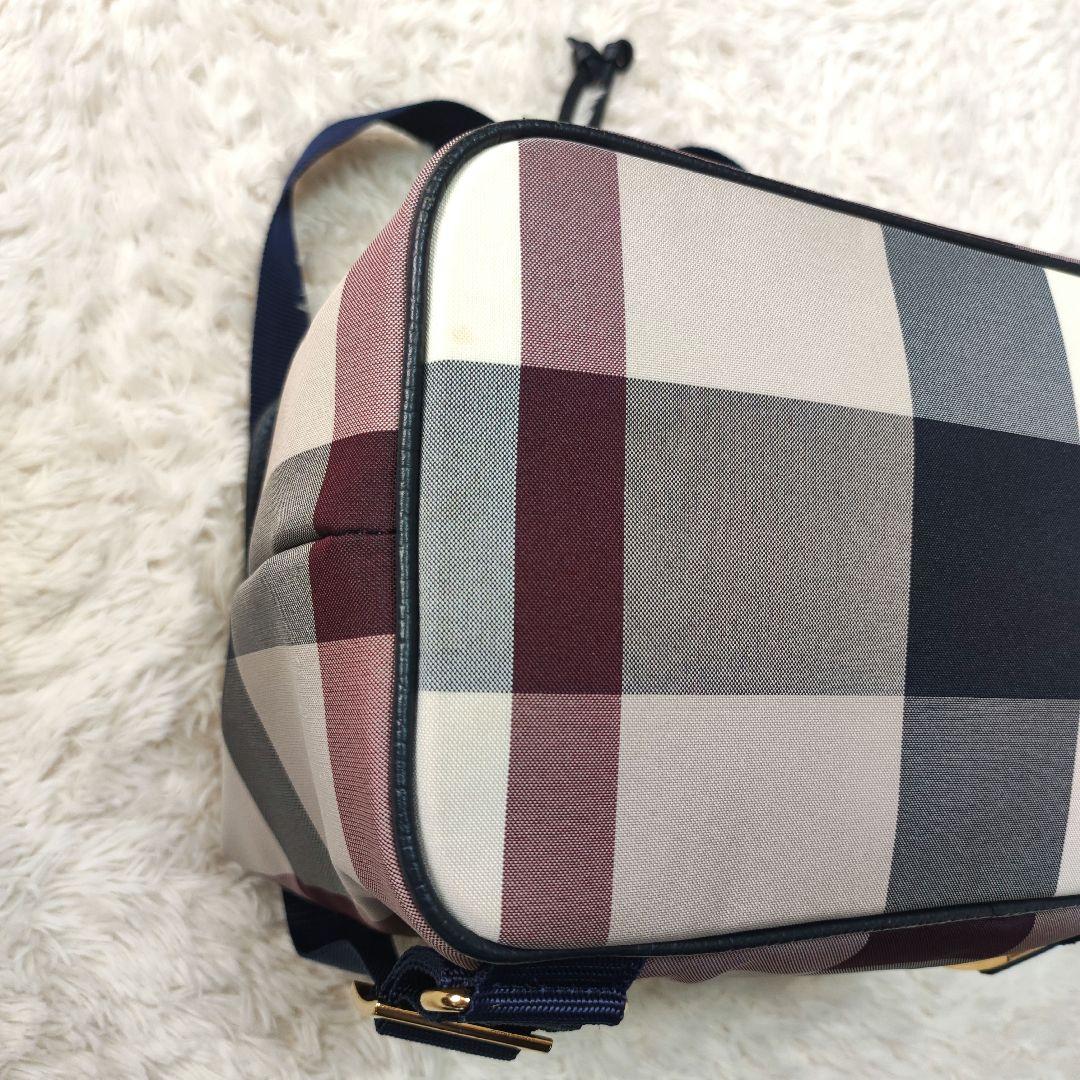 ☆極美品☆ブルーレーベル　クレストブリッジ　チェック　リュック　バックパック