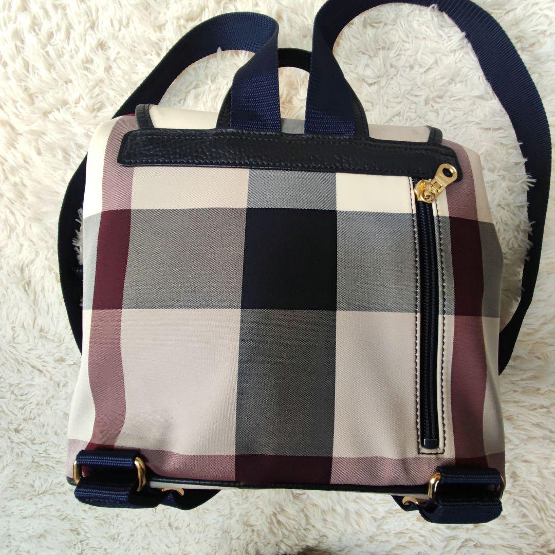 ☆極美品☆ブルーレーベル　クレストブリッジ　チェック　リュック　バックパック