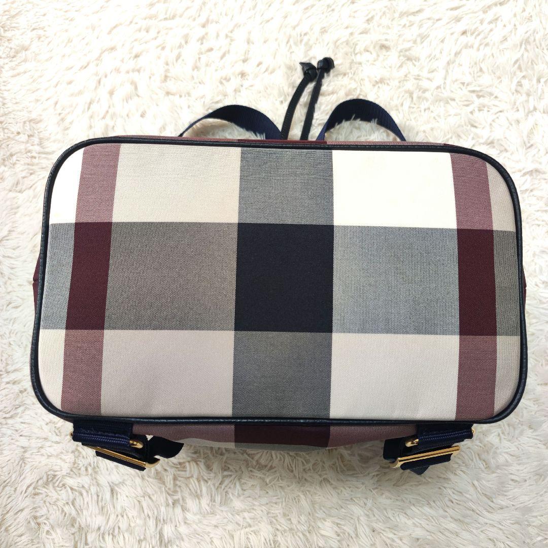 ☆極美品☆ブルーレーベル　クレストブリッジ　チェック　リュック　バックパック
