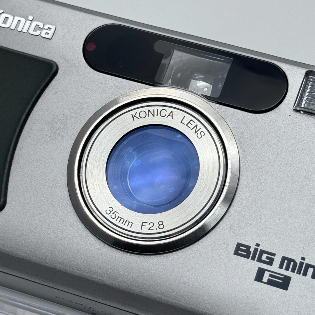 【完動品】Konica BiG mini F フィルムカメラ・動作確認済み