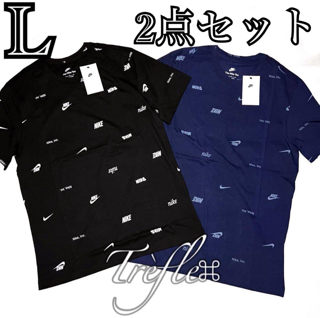 新品 ナイキ NIKE Tシャツ 半袖 ブラック ブルー 2点セット