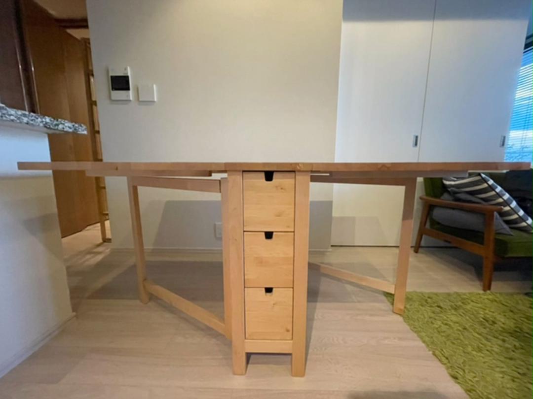 IKEA ダイニングテーブル NORDEN イケア IKEA ダイニング5点セット ◇ NORDEN 折りたたみテーブル