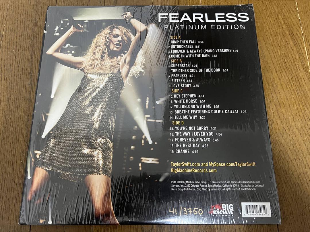れあり Taylor Swift Fearless 2LP RSD限定カラーレコード ayhNm-m13710875411 ジャケ