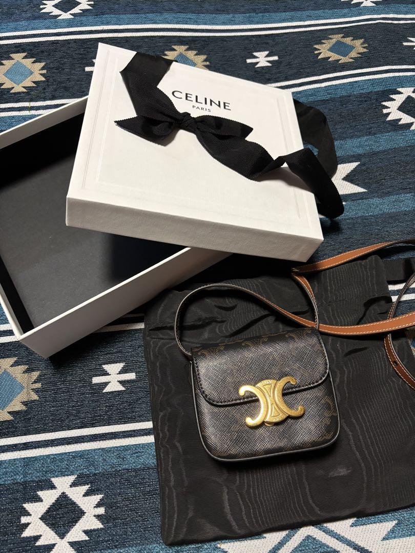 CELINE ミニトリオンフ セリーヌ ショルダーバッグ