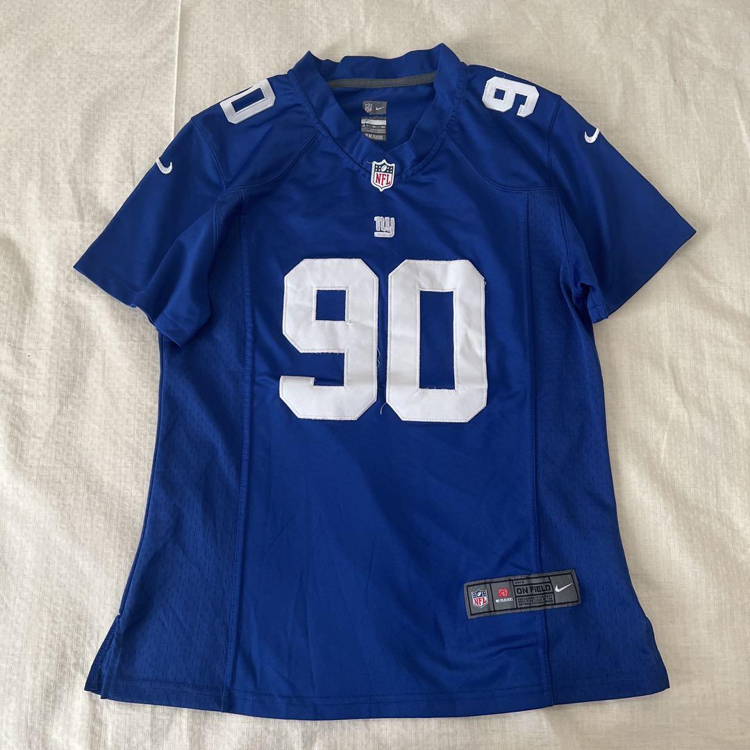 NIKE NFL New York Giants ゲームシャツ メッシュ 90番 - メルカリ