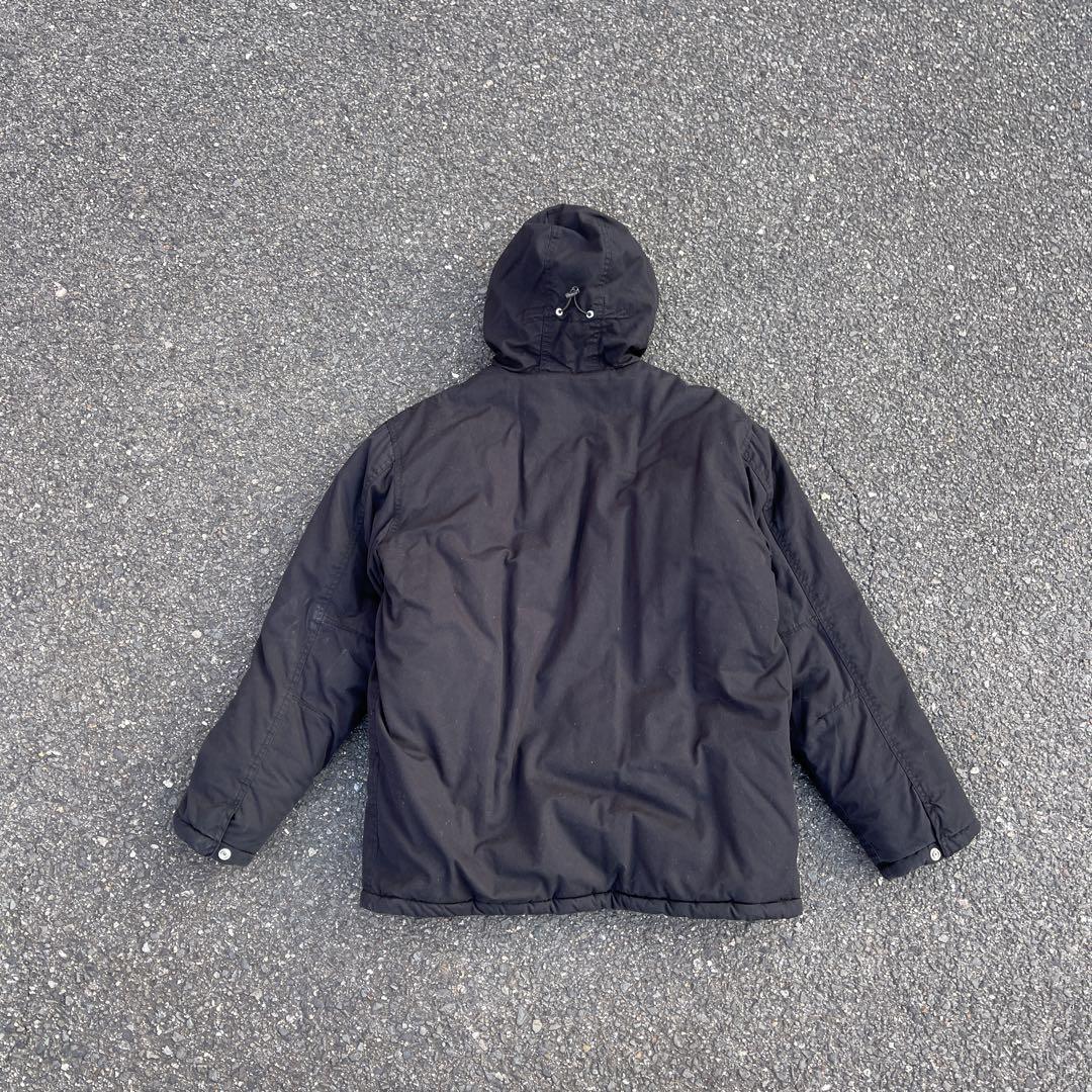 【希少】old stussy紺タグ90s ダウンジャケット　極厚　肉厚　ブラック