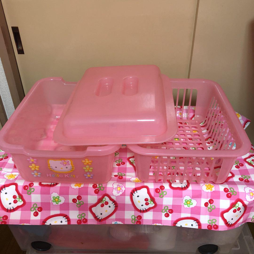 楽天市場】ハローキティ（水切りラック｜キッチン整理用品