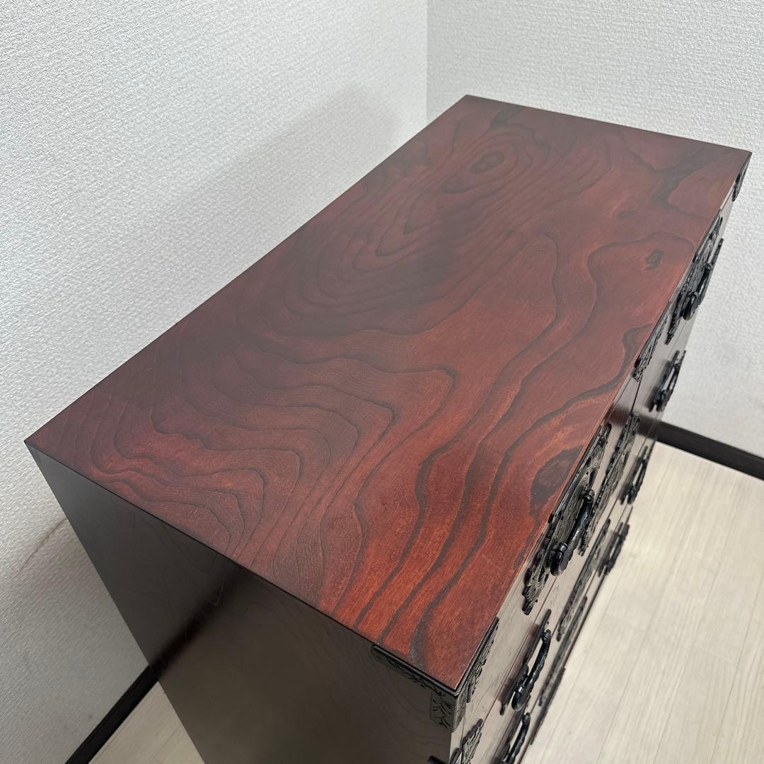 極美品 岩谷堂箪笥 整理箪笥 時代箪笥 和風 和箪笥 伝統工芸 南部鉄器 i4※ 極美品 岩谷堂箪笥 整理箪笥 時代箪笥 和風 和箪笥 伝統工芸 南部鉄器 i4※
