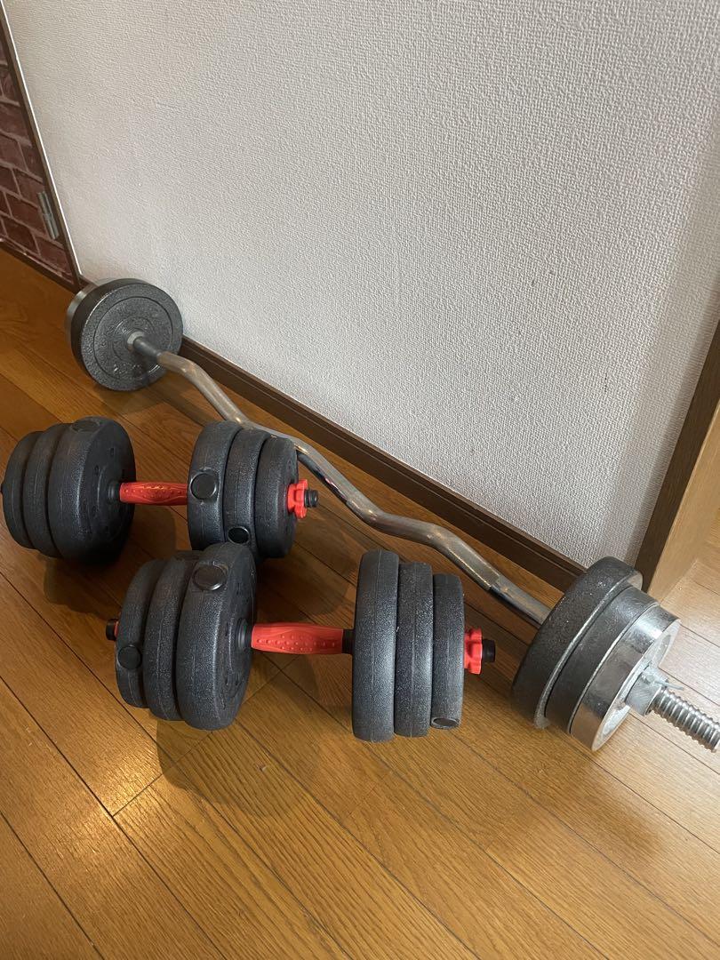 バーベル　ダンベル　筋トレ　トレーニング　バー　引き取り限定