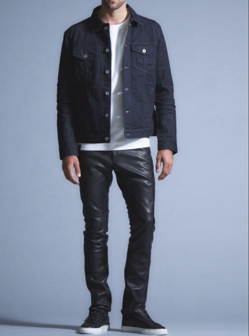 美品　定価7万程　5351 POUR LES HOMMES ゴートレザーパンツ