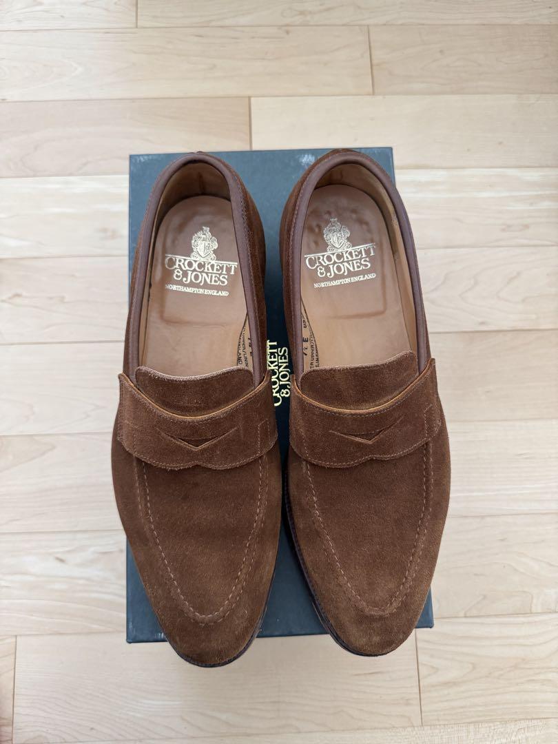 CROCKETT&JONES ローファー　スウェード靴