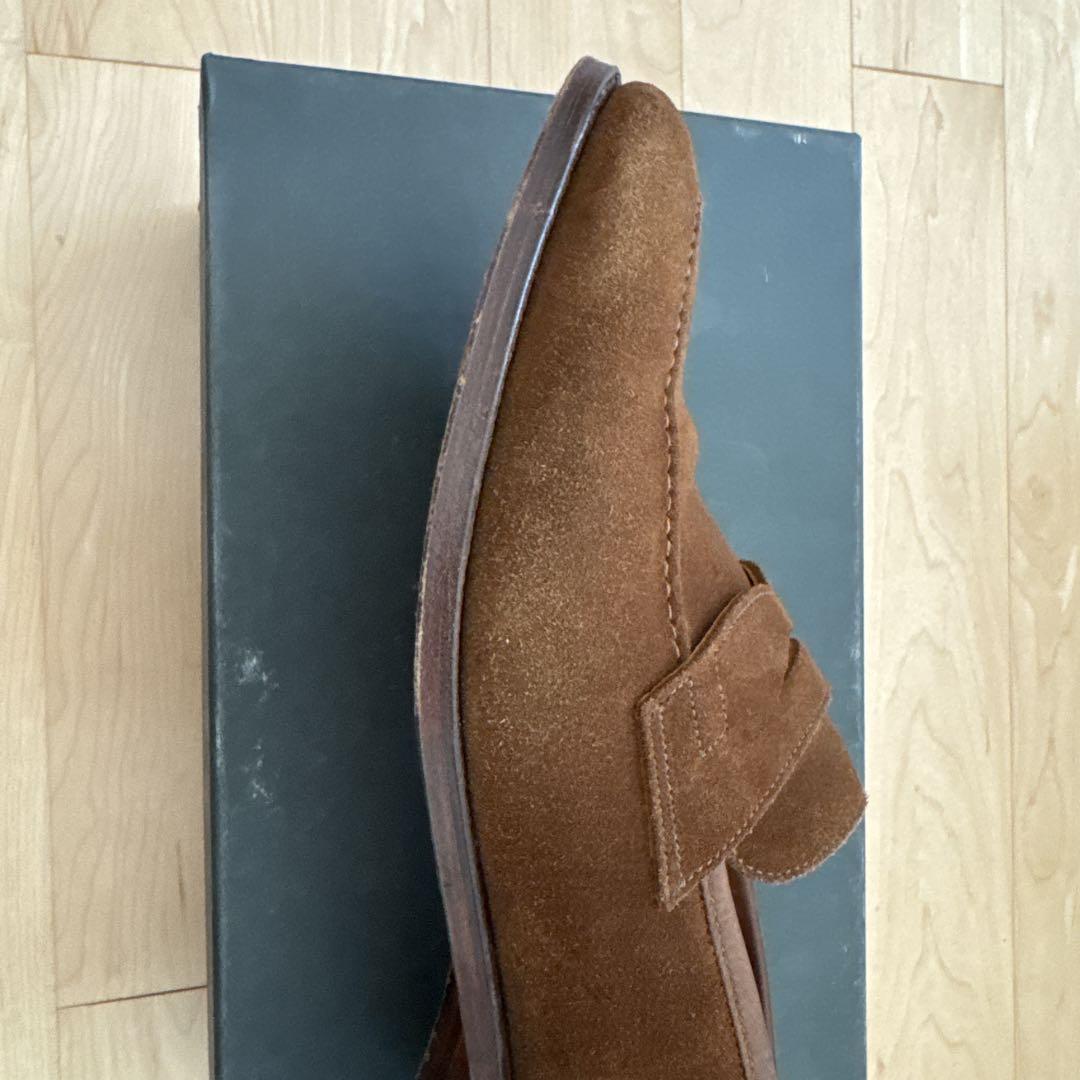 CROCKETT&JONES ローファー　スウェード