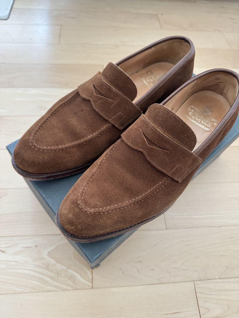 CROCKETT&JONES ローファー　スウェード