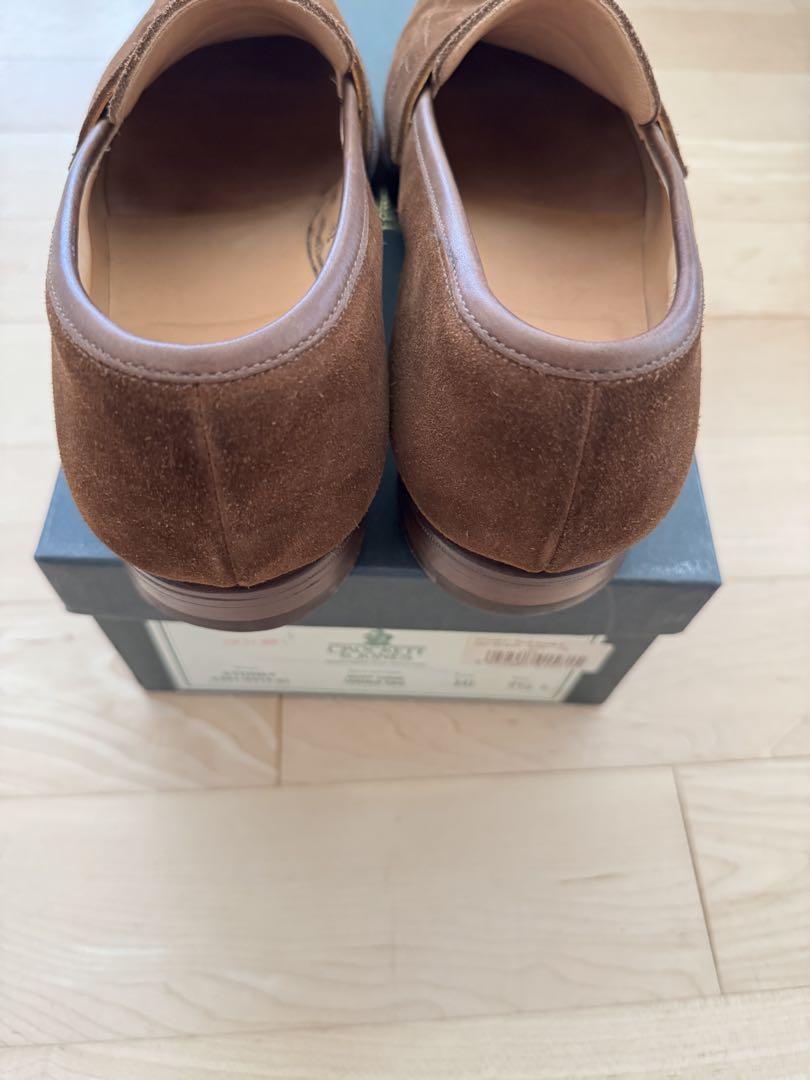 CROCKETT&JONES ローファー　スウェード